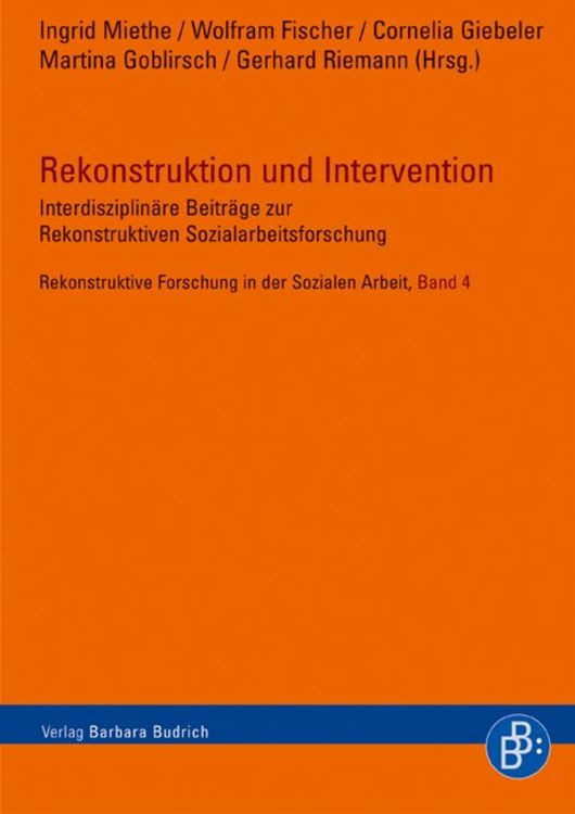 Bild vom Artikel Rekonstruktion und Intervention vom Autor Ingrid Miethe