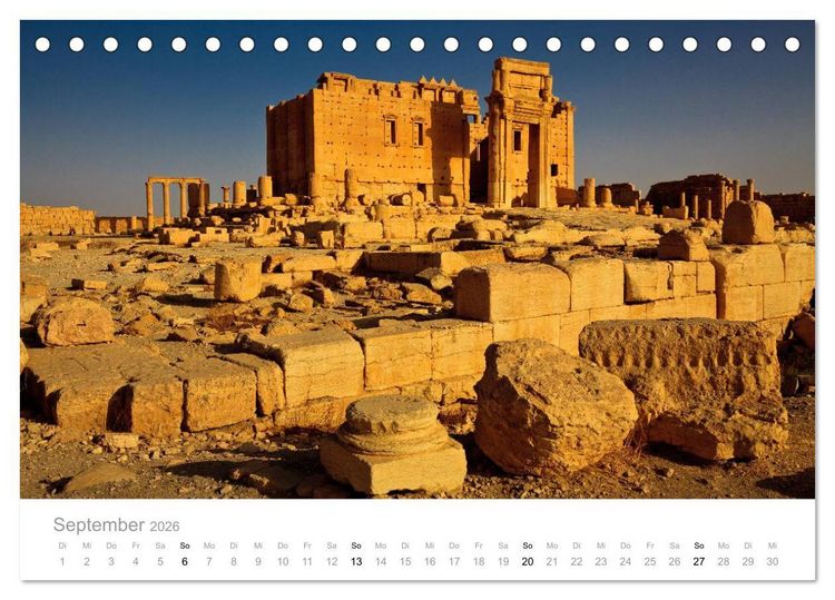 Produktbild: Syrien - Erinnerungen (Tischkalender 2026 DIN A5 quer), CALVENDO Monatskalender
