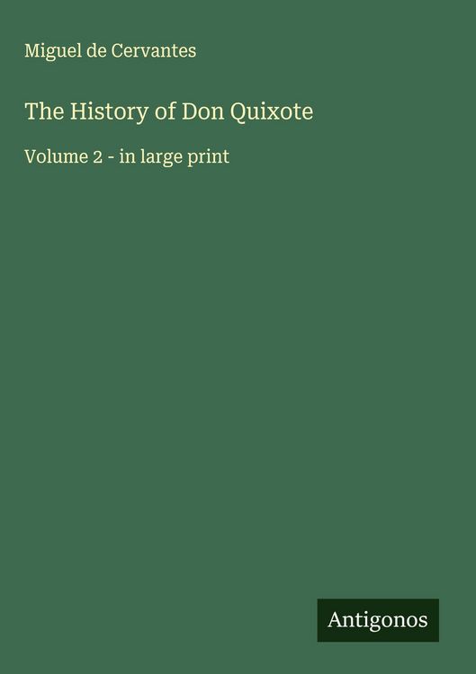 Produktbild: The History of Don Quixote
