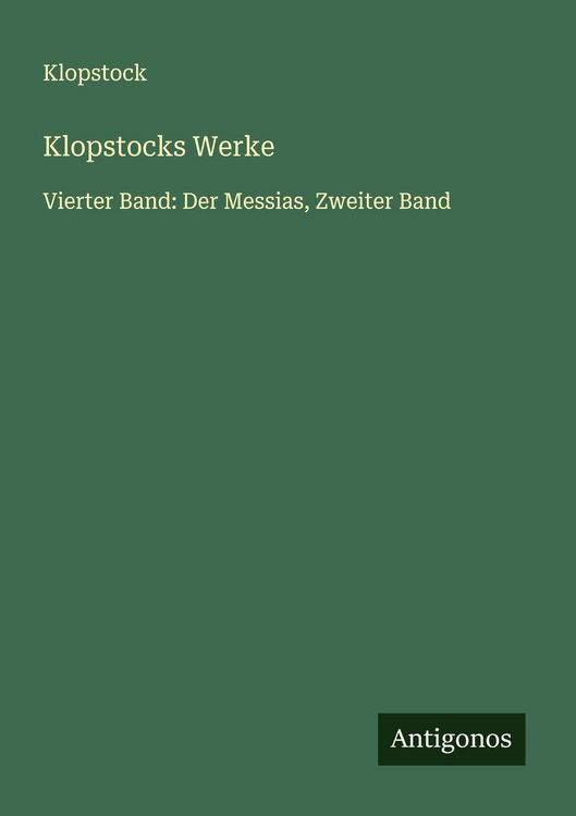 Produktbild: Klopstocks Werke