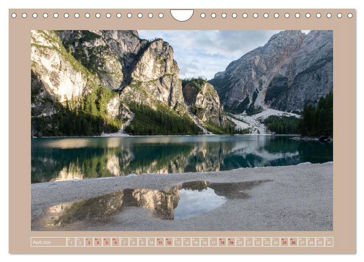 Produktbild: S&uuml;dtiroler Dolomiten (Wandkalender 2026 DIN A4 quer), CALVENDO Monatskalender