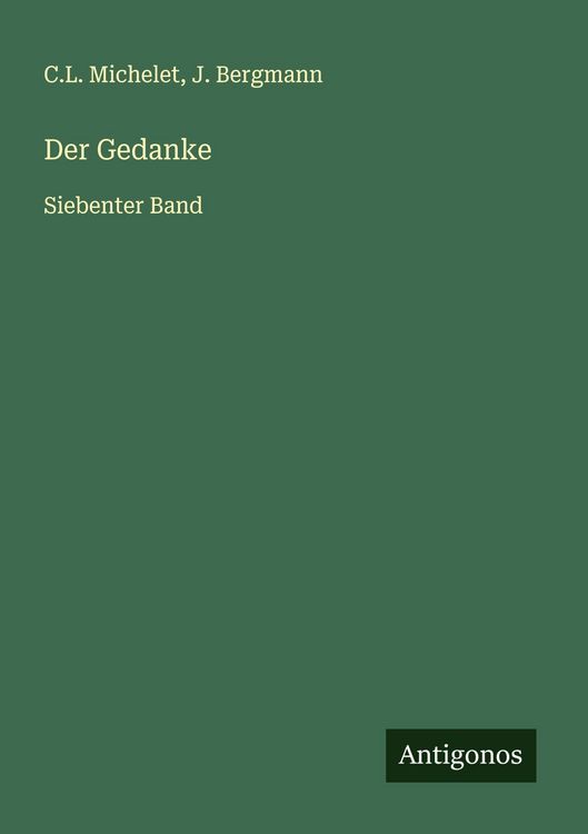 Produktbild: Der Gedanke