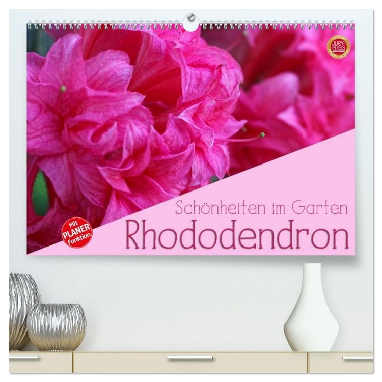 Produktbild: Rhododendron Sch&ouml;nheiten im Garten (hochwertiger Premium Wandkalender 2026 DIN A2 quer), Kunstdruck in Hochglanz