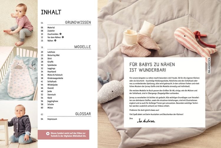 Produktbild: N&auml;hen mit Jersey f&uuml;r Babys (kreativ.startup.)