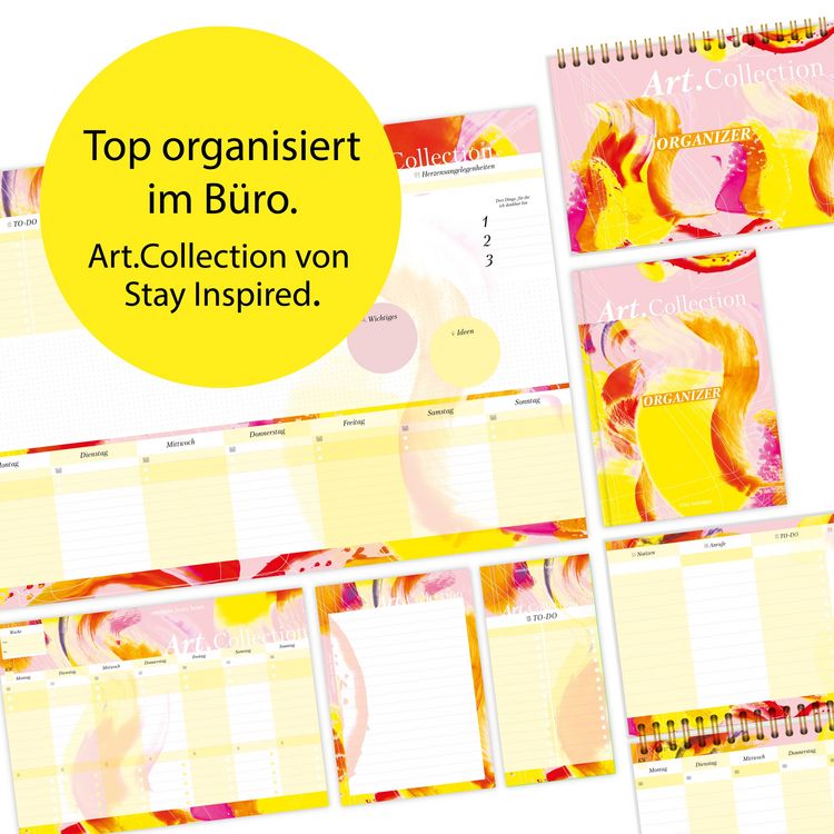 Produktbild: Schreibtischunterlage aus Papier DIN A2| 50 Blatt zum Abrei&szlig;en aus der Art.Collection von Stay Inspired