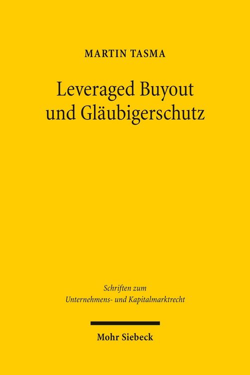 Produktbild: Leveraged Buyout und Gl&auml;ubigerschutz