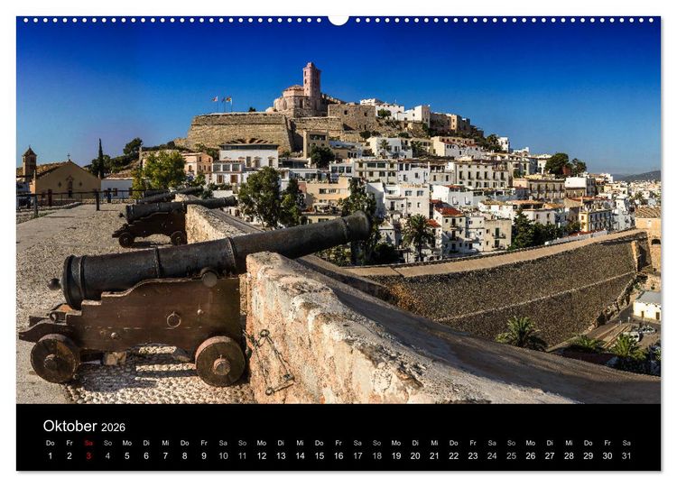Produktbild: Ibiza und seine Farben (hochwertiger Premium Wandkalender 2026 DIN A2 quer), Kunstdruck in Hochglanz