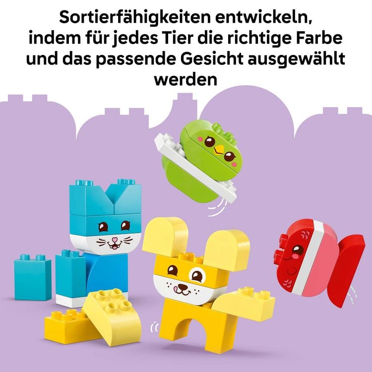 Produktbild: LEGO DUPLO 10477 3-in-1 Kreative Tiere, Spielzeug f&uuml;r Kinder ab 1 Jahr