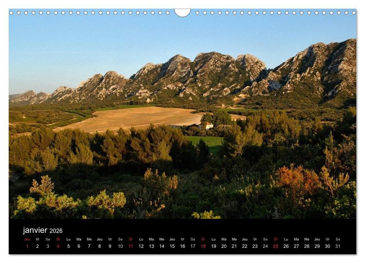 Produktbild: Les Alpilles en Provence (Calendrier mural 2026 DIN A3 vertical), CALVENDO calendrier mensuel