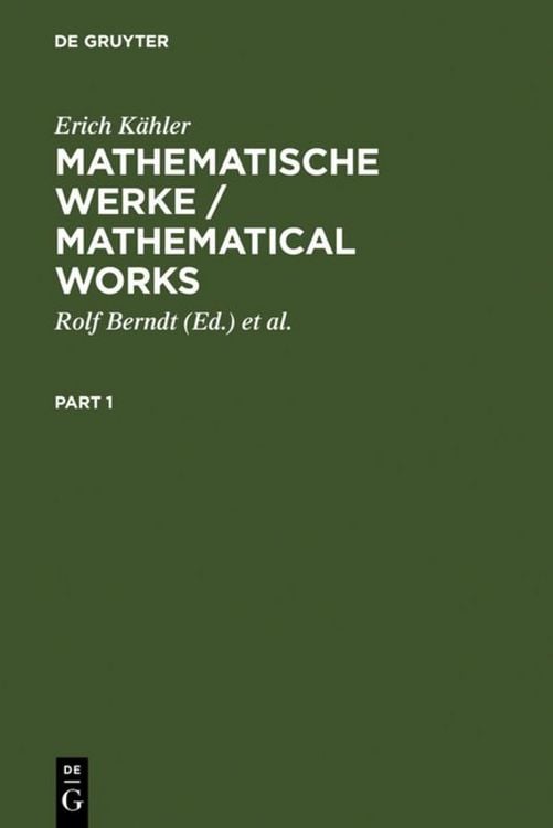 Produktbild: Mathematische Werke / Mathematical Works