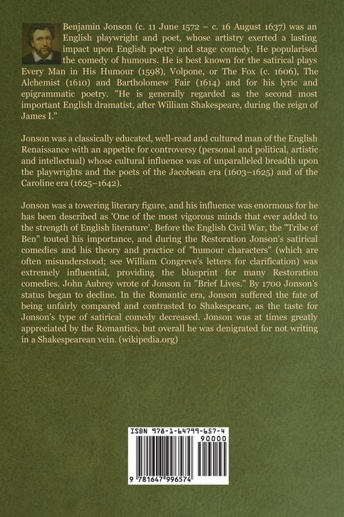 Produktbild: Epicoene; Or, The Silent Woman
