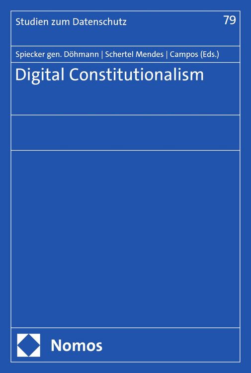 Produktbild: Digital Constitutionalism