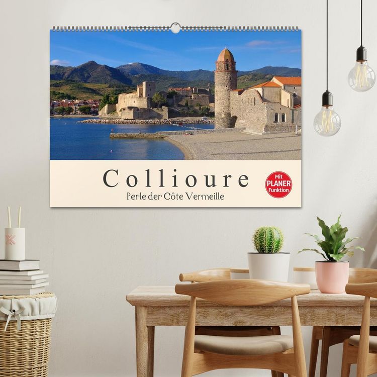 Produktbild: Collioure - Perle der Cote Vermeille (Wandkalender 2026 DIN A2 quer), CALVENDO Monatskalender