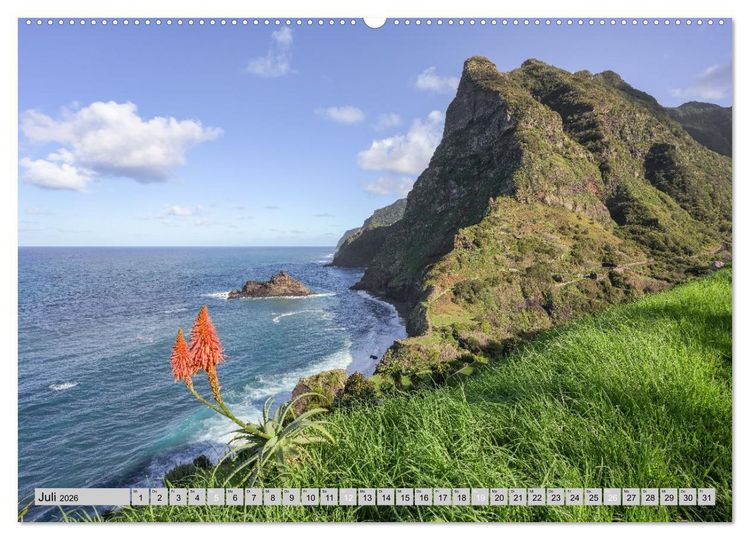 Produktbild: Wundersch&ouml;nes Madeira (Wandkalender 2026 DIN A2 quer), CALVENDO Monatskalender