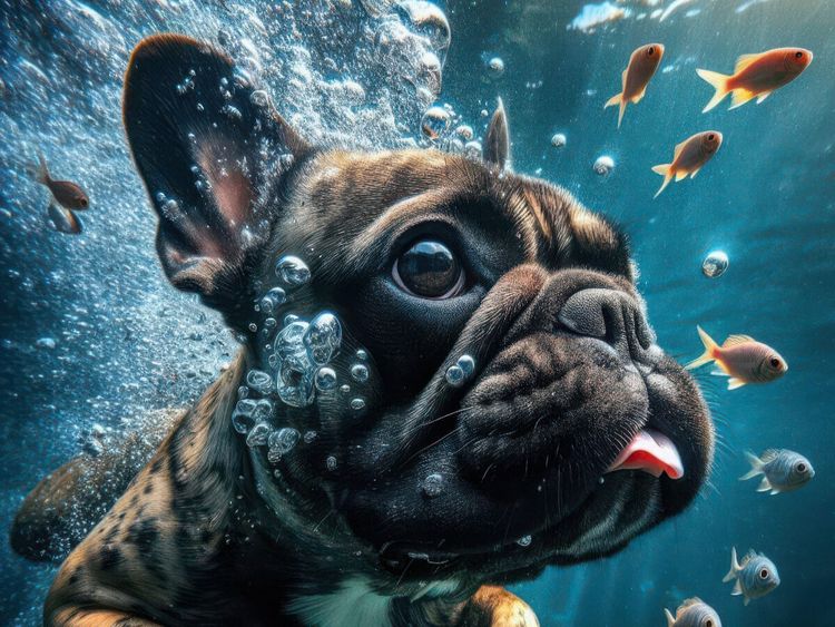 CALVENDO Puzzle Französische Bulldogge Welpe, 1000 Teile, 64x48 Cm, Premium-Qualität Aus Europa