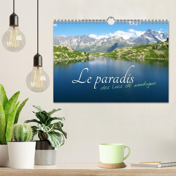 Produktbild: Le paradis des lacs de montagne (Calendrier mural 2026 DIN A4 vertical), CALVENDO calendrier mensuel