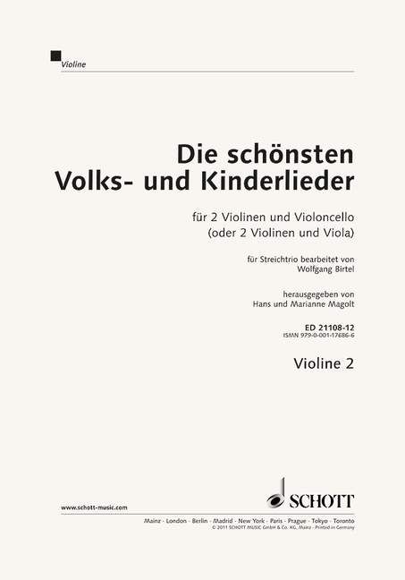 Produktbild: Die sch&ouml;nsten Volks- und Kinderlieder