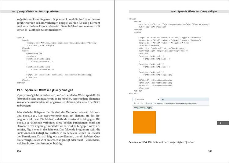 Produktbild: JavaScript Programmieren f&uuml;r Einsteiger