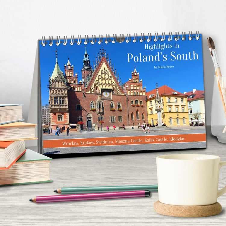 Produktbild: Highlights in Poland's South (Desk Calendar 2026 DIN A5 landscape), CALVENDO 12 Month DeskCalendar
