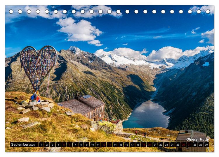 Produktbild: Tirol 2026 - die sch&ouml;nsten Pl&auml;tze (Tischkalender 2026 DIN A5 quer), CALVENDO Monatskalender