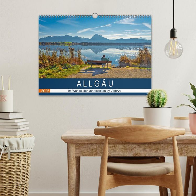 Produktbild: ALLG&Auml;U, im Wandel der Jahreszeiten. (Wandkalender 2026 DIN A3 quer), CALVENDO Monatskalender