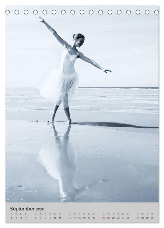 Produktbild: Ballerina (Tischkalender 2026 DIN A5 hoch), CALVENDO Monatskalender