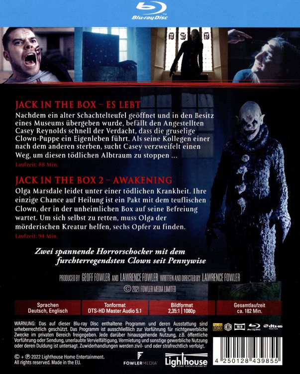 Produktbild: Jack in the Box 1&2 [2 BRs]