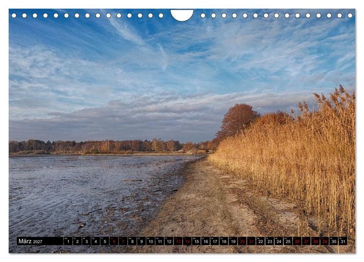 Produktbild: Naturparadies Mei&szlig;endorfer Teiche &ndash; Rund um den H&uuml;ttensee (Wandkalender 2027 DIN A4 quer), CALVENDO Monatskalender