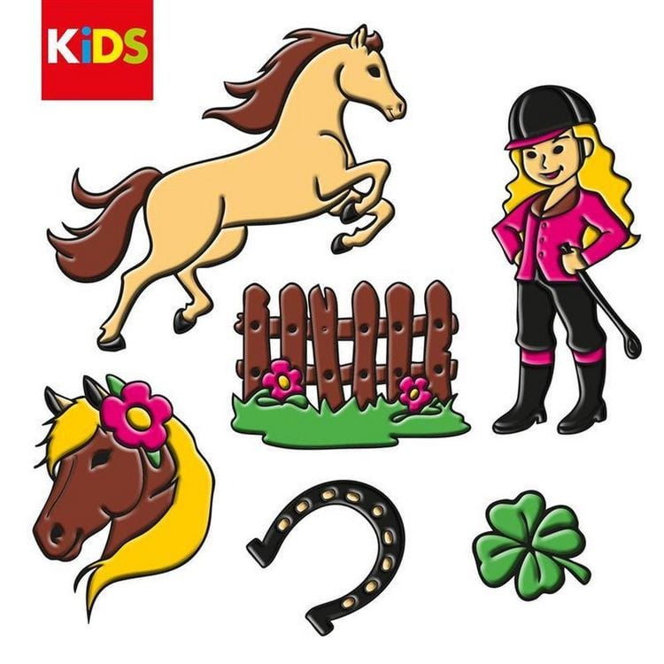 Produktbild: Marabu KiDS Window Color Ponyhof 6x25ml