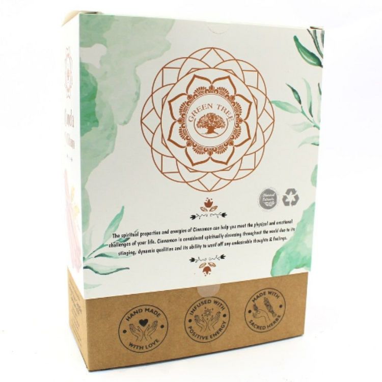 Produktbild: R&auml;ucherst&auml;bchen Green Tree Cinnamon & Olibanum Botanical Incense, 9 dicke St&auml;bchen