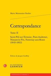 Produktbild: Correspondance tome II Saint-Pol-sur-Ternoise, Pont-Audemer, Nonant-