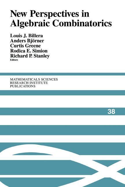 Produktbild: New Perspectives in Algebraic Combinatorics