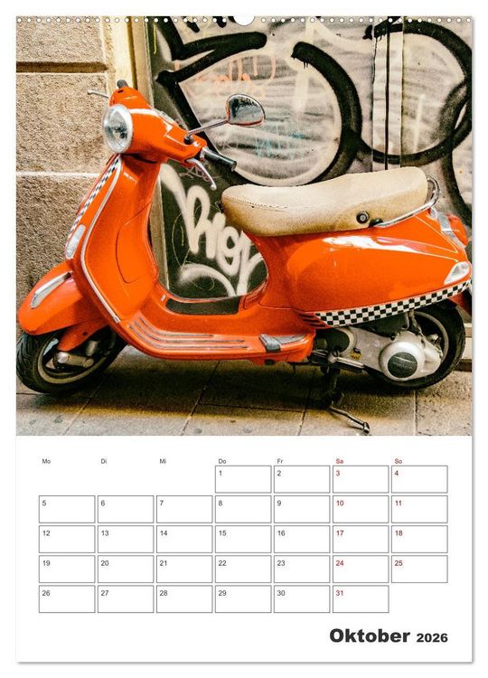 Produktbild: Barcelona - Urlaubsplaner (Wandkalender 2026 DIN A2 hoch), CALVENDO Monatskalender