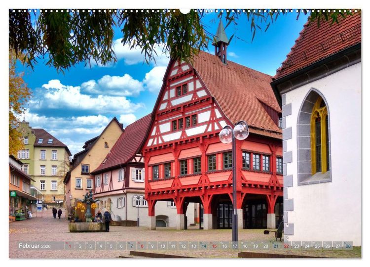 Produktbild: Plochingen im Blick (Wandkalender 2026 DIN A2 quer), CALVENDO Monatskalender