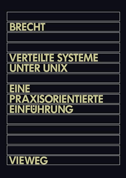 Produktbild: Verteilte Systeme unter UNIX