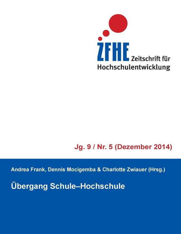 Bild vom Artikel Übergang Schule-Hochschule vom Autor Andrea Frank