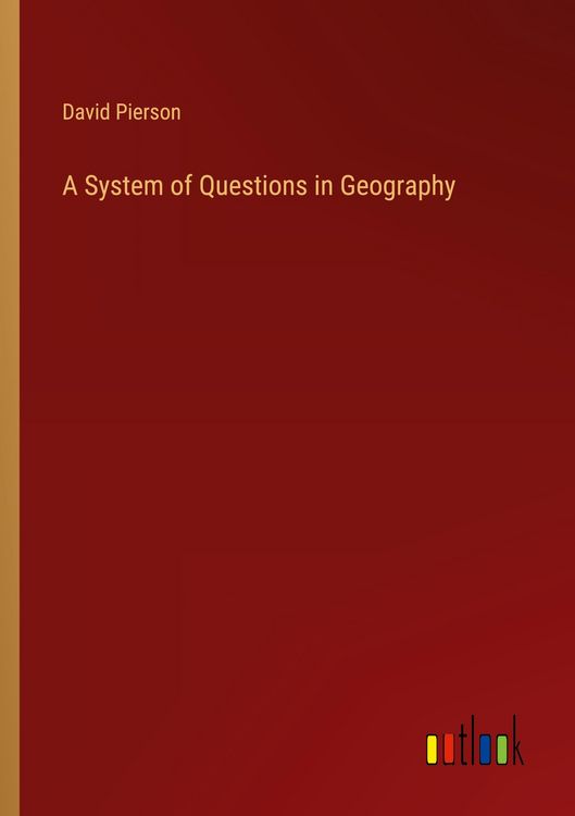 Produktbild: A System of Questions in Geography
