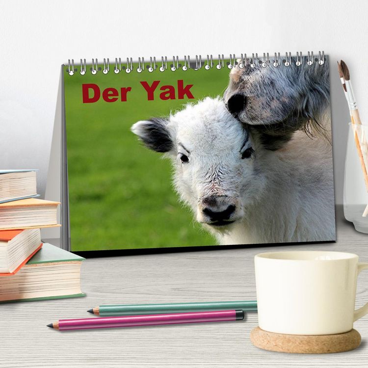 Produktbild: Der Yak (Tischkalender 2026 DIN A5 quer), CALVENDO Monatskalender