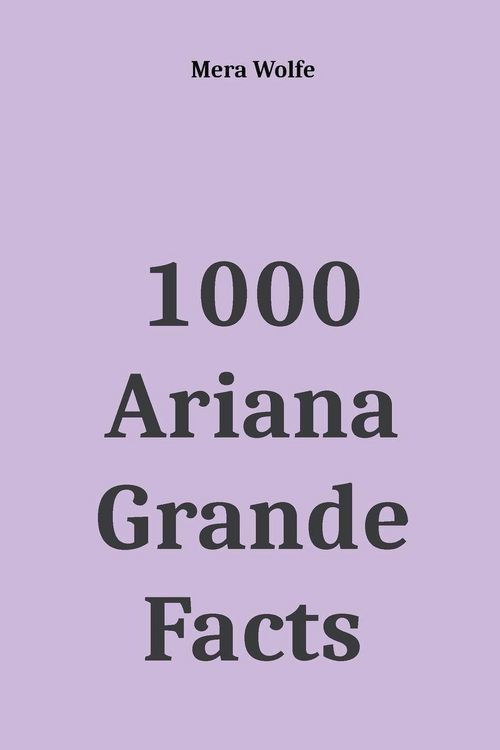 Produktbild: 1000 Ariana Grande Facts