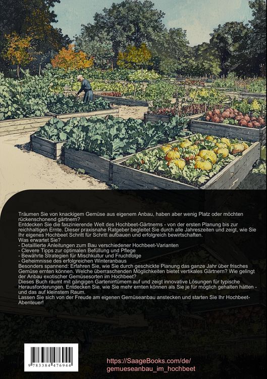 Produktbild: Hochbeet G&auml;rtnern f&uuml;r Anf&auml;nger: Der praktische Gem&uuml;seanbau im Hochbeet