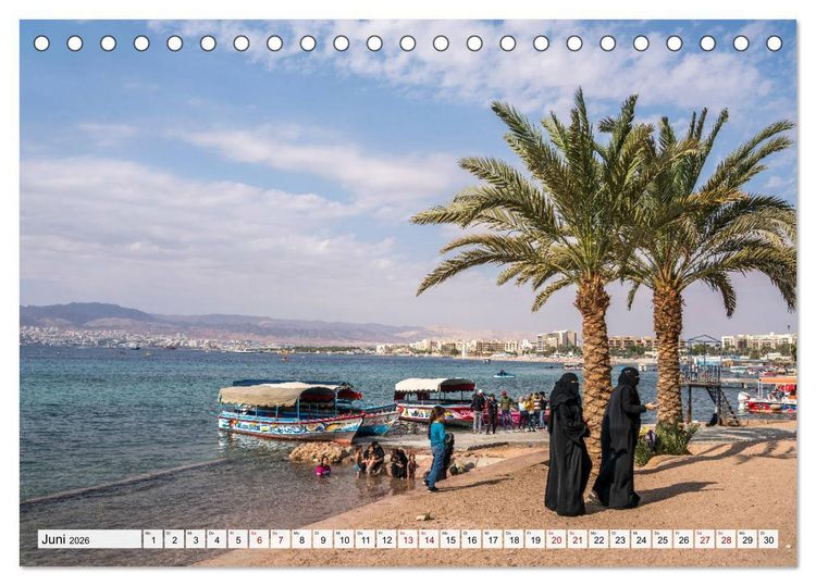 Produktbild: Jordanien (Tischkalender 2026 DIN A5 quer), CALVENDO Monatskalender