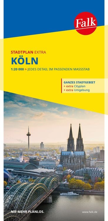 Produktbild: Falk Stadtplan Extra Köln 1:20.000