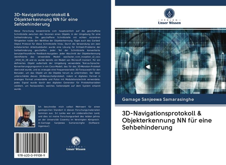 Produktbild: 3D-Navigationsprotokoll & Objekterkennung NN f&uuml;r eine Sehbehinderung