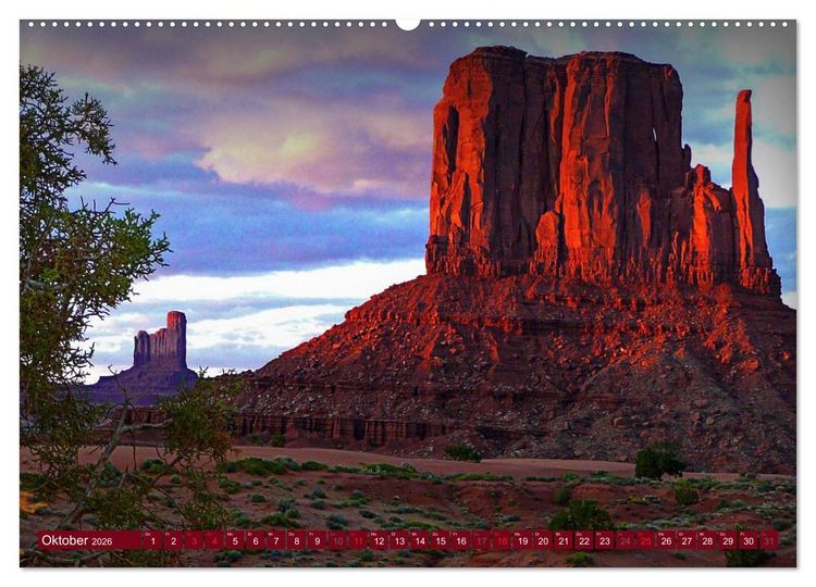 Produktbild: Arizona &bull; Impressionen (Wandkalender 2026 DIN A2 quer), CALVENDO Monatskalender