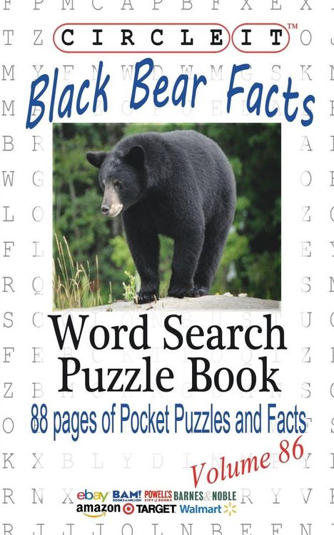 Produktbild: Circle It, Black Bear Facts, Word Search, Puzzle Book
