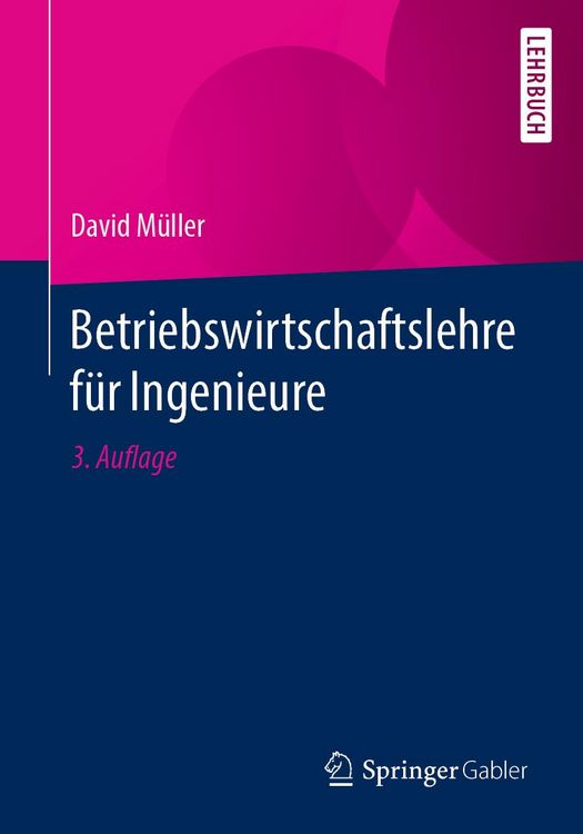 Produktbild: Betriebswirtschaftslehre f&uuml;r Ingenieure