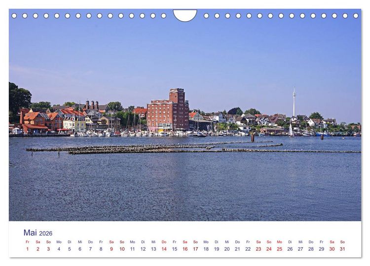 Produktbild: Radtouren ab Eckernf&ouml;rde (Wandkalender 2026 DIN A4 quer), CALVENDO Monatskalender