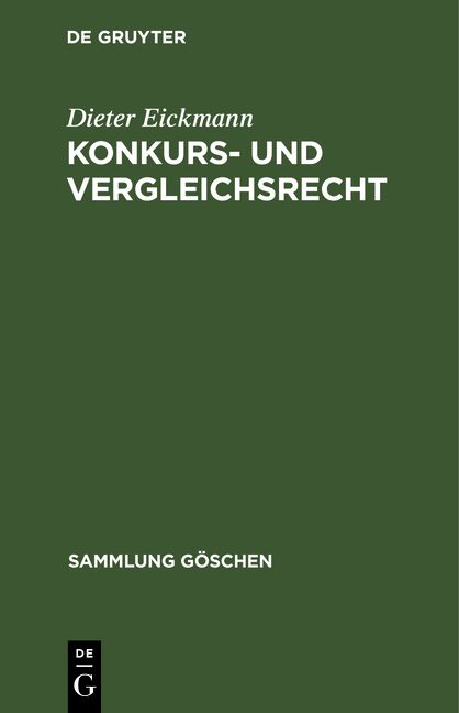 Produktbild: Konkurs- und Vergleichsrecht