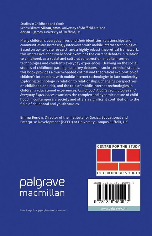 Produktbild: Childhood, Mobile Technologies and Everyday Experiences