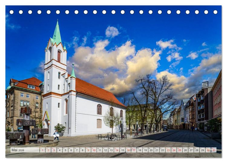 Produktbild: Cottbus Impressionen (Tischkalender 2026 DIN A5 quer), CALVENDO Monatskalender